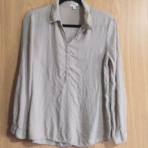 Anthropologie - Half button down blouse